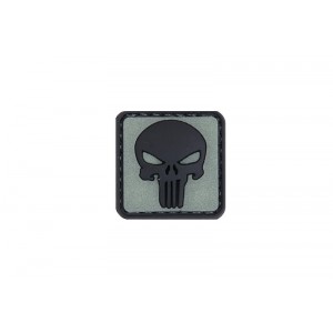 3D Patch - Punisher Skull тип 2 (флюоресцентный)
